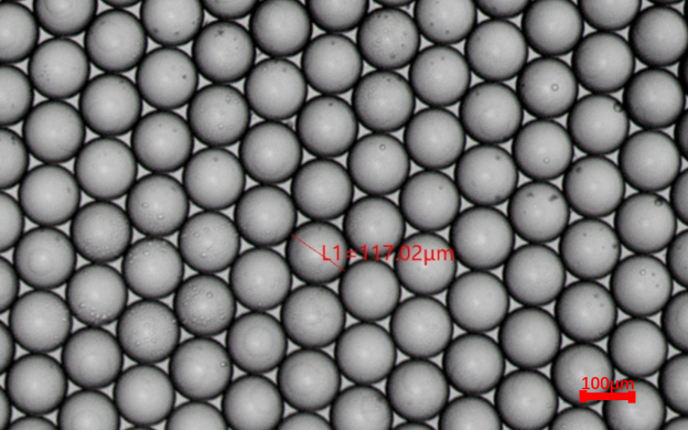 Drop-Surf® Droplet Generation Oil enables the formation of uniform and stable single cell-barcode beads.