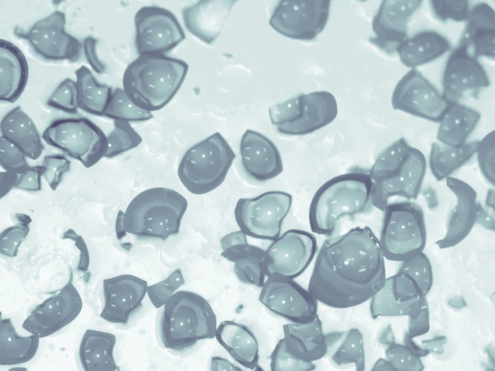 Post-fire microscope image
